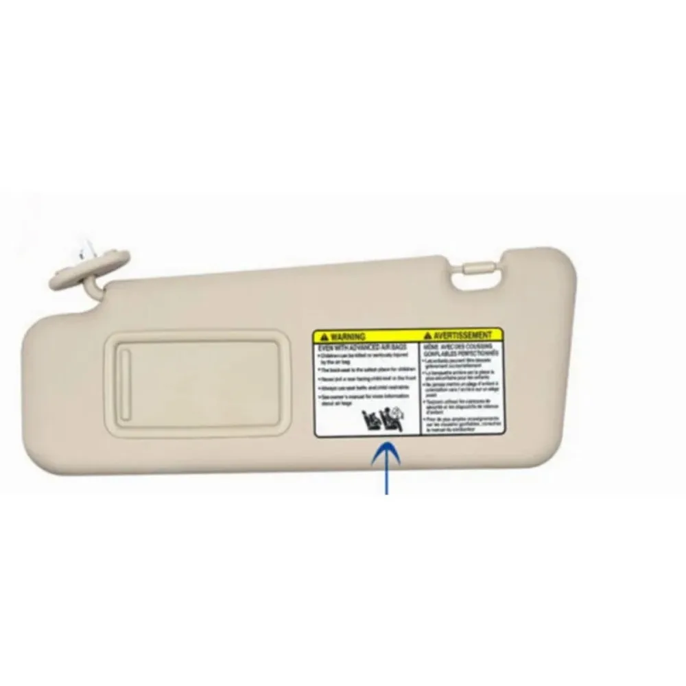 For Toyota Highlander 2010-2011-2012-2013 Sun Visor with Make-up Mirror Left Right Beige Gray 74320-48500-E0 7432048500B0