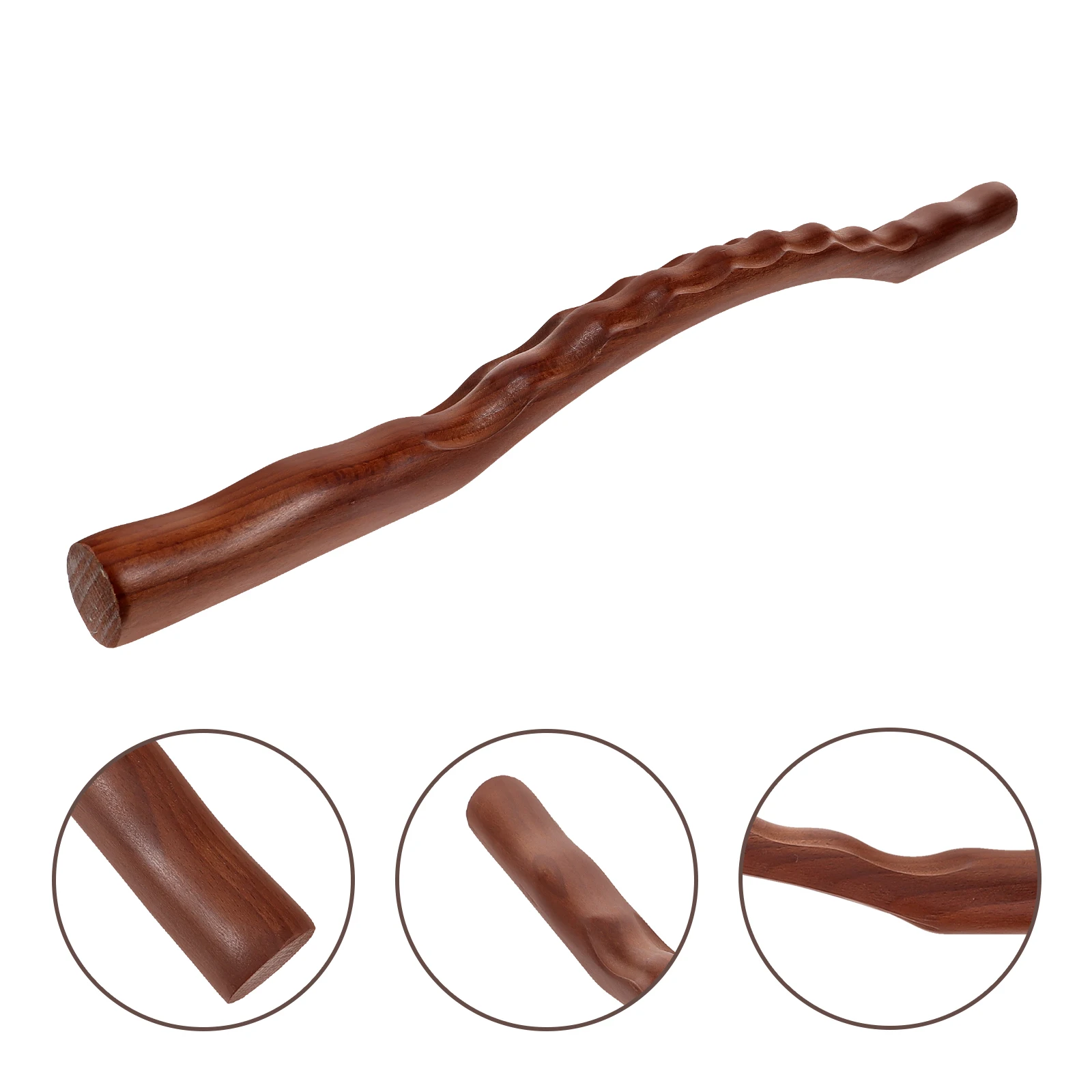 

Carbonized Wooden Massage Tool Deep Tissue Muscle Relaxation Portable Body Massager Stick For Back Neck Shoulders Legs Fatigue