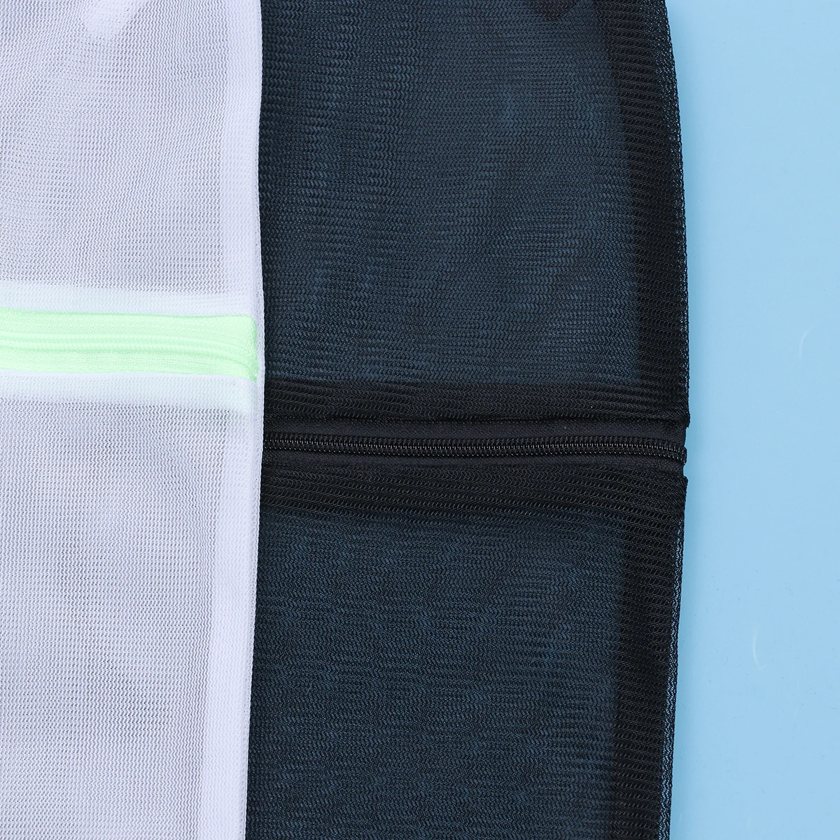 

5 Pcs 59.5x59cm Polyester Mesh Laundry Bags Crystal Zipper Drawstring Clothes Holders Washing Machine Laundry Pouches Washing Ba