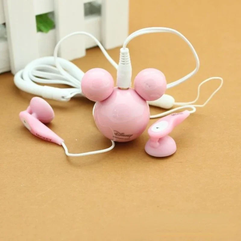 Disney Mickey Mouse Mini Mp3 Anime Portable Clip MP3 Player Cute Kawaii Waterproof Sport SD TF Card Mp3 Music Player Walkman