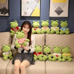 Cartoon Crossbody Bag Frog Plush Toys Stuffed Fashion Dressing Frog Cosplay Dolls Romantic Birthday Gifts Room Home Decoration