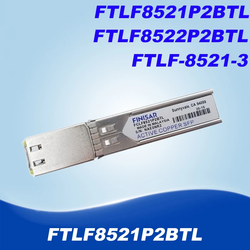 FINISAR FCLF85221P2BTL 1.25G SFP-T  FCLF8521P2BTL 1000BASE-T to RJ45 Port Transceiver Module