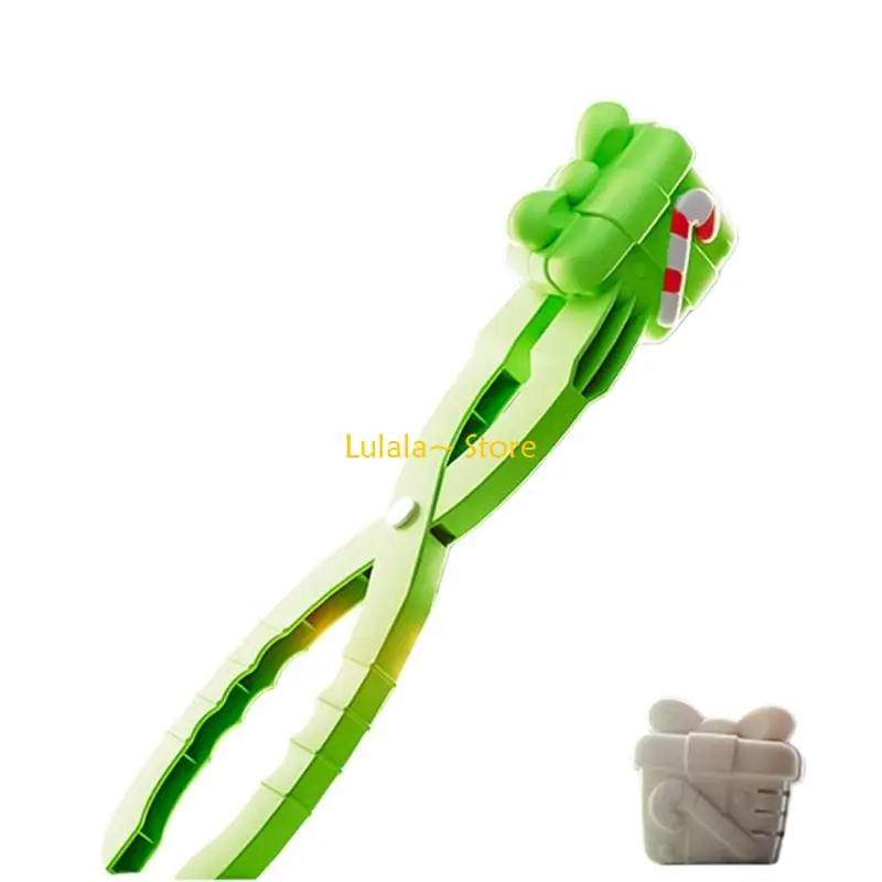 Y4QA Cartoon Snow Ball Maker for Outdoor Snow Fight Snow Ball Moulding Tool Easy Tongs Clamp for Snow Sand Activity