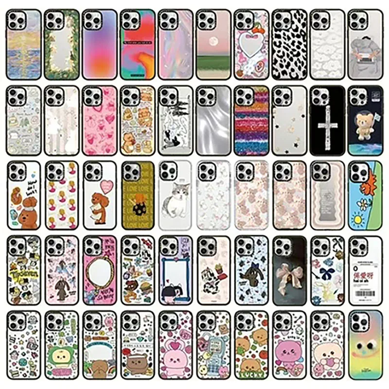 

Other Styles 2.0 Acrylic Black Border Magnetic Case: Compatible with IPhone 17 16 15 14 13 12 Pro Max 17 Air