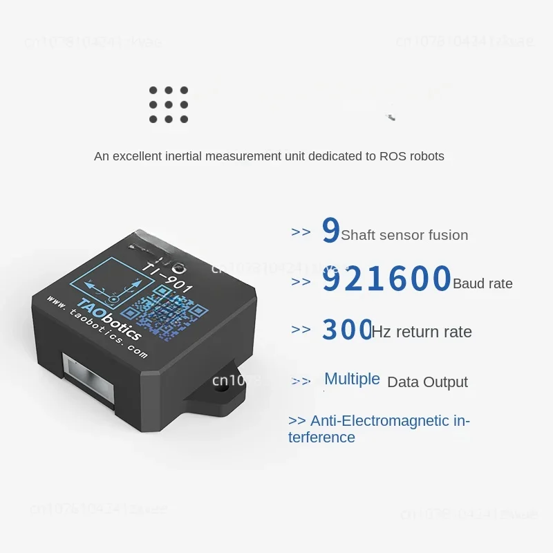 

Accelerometer Magnetometer 9 Axis ROS Robot IMU Module ARHS Attitude Sensor USB Interface Gyroscope