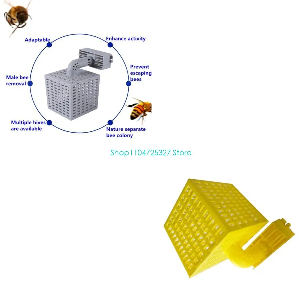 D8KF Transfer Work Beekeeping Swarm Divider Tool with Side Arm and Vented Body Form
