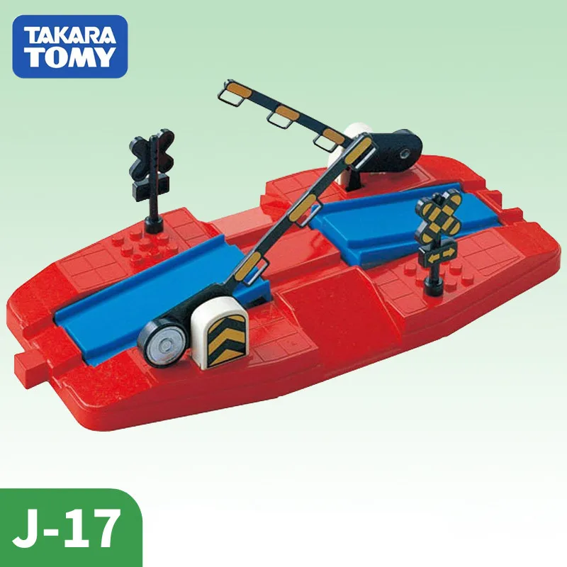 

TAKARA TOMY Tomica Electric Train Track Scene Accessories Men's Toys J-17 New Railway Crossing Car Model Children's Toys Gifts