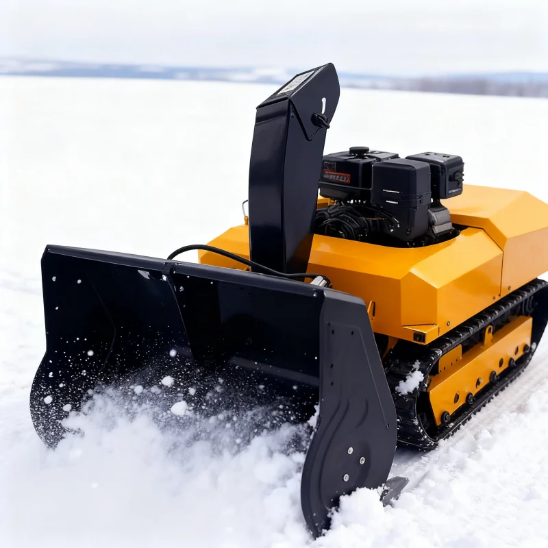 カスタマイズ可能なリモコン式自走式除雪機、強力な除雪機で街路の除雪に最適