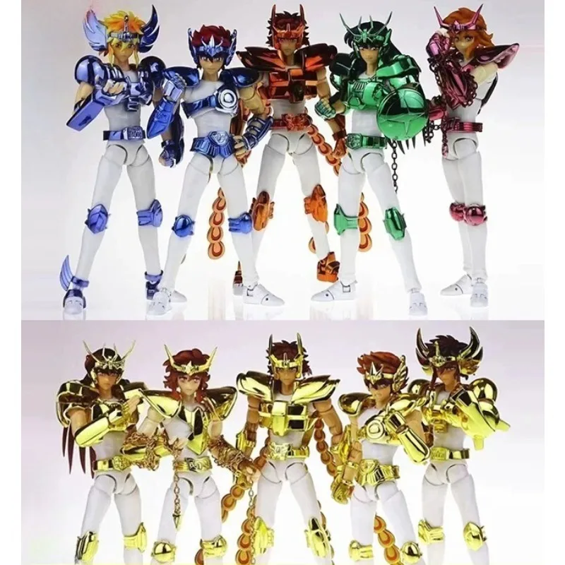 [Spot] MMD Figura de Acción de Bronce Antiguo de los Cinco Santos: Pegaso, Dragón, Cisne, Andrómeda, Fénix - Saint Seiya Myth Cloth - Modelo de Juguete, Regalo