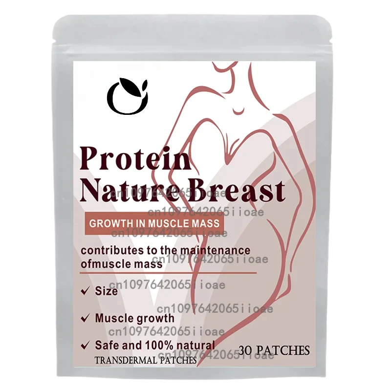 

30 Patches Protein Nature Breast Enhancement Transdermal Patches Enhancer for Fast Growth and Bigger Bust Enlargement