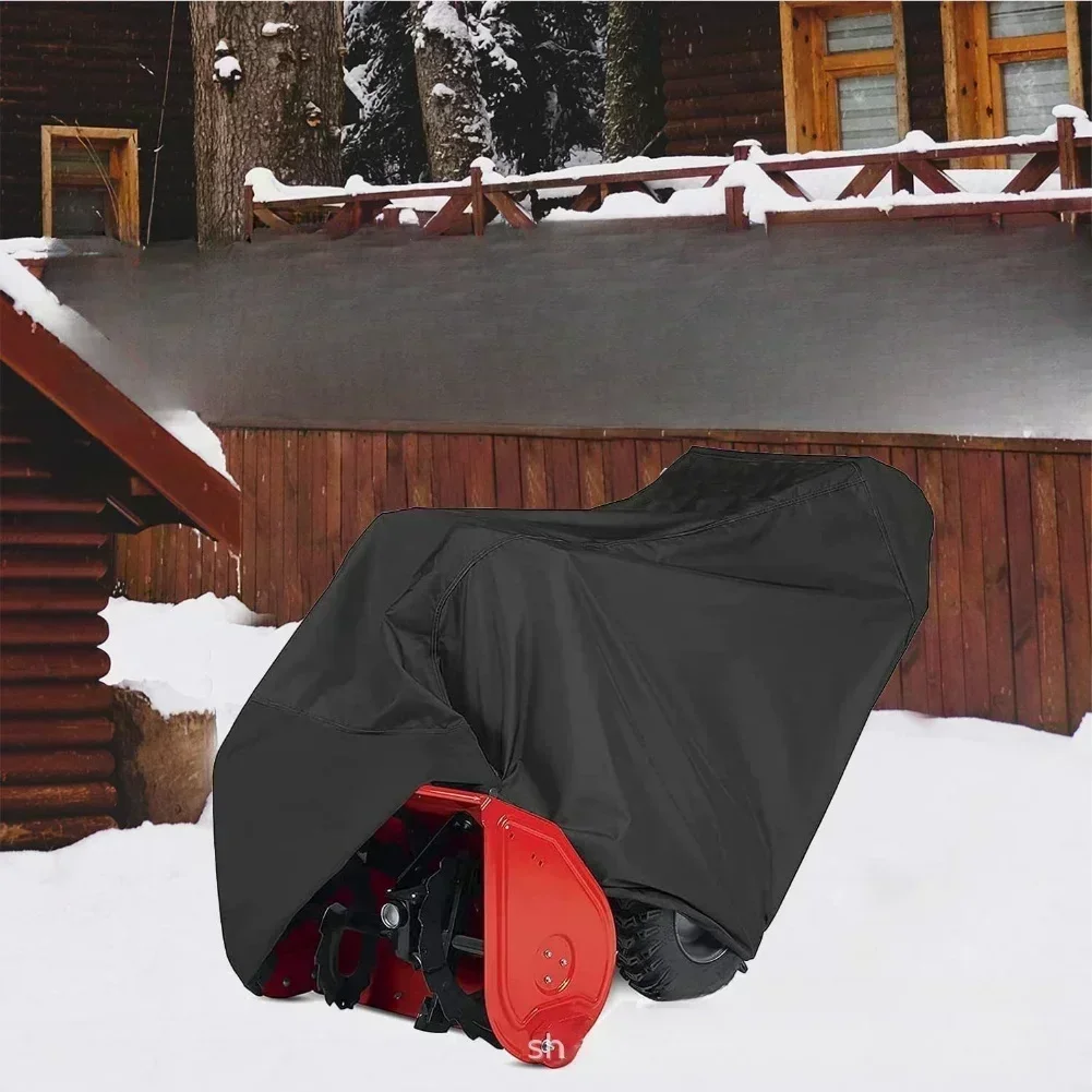 Protective Waterproof Snow Blower Cover Outdoor Snowblower Compatible with Various Models Easy Installation Zipper