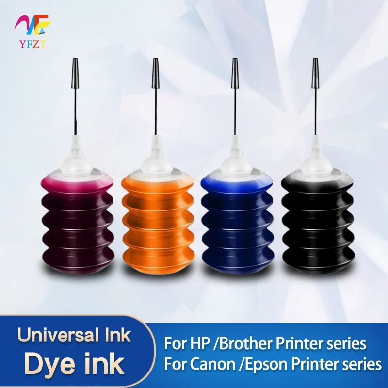 30ml Refill Dye Ink Kit for Epson for Canon for HP  for Brother All Model Printer ink cartridge CISS Ink Voor inkt Tank
