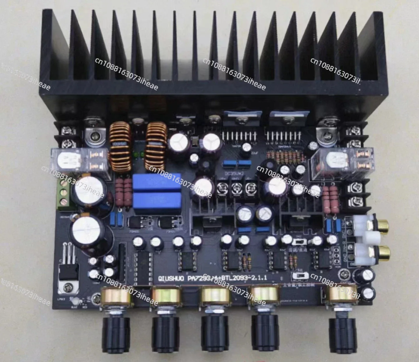 BSY LM3886 TDA7294 IRS2092 2.1 channel digital power amplifier stereo power amplifier board 50W2 100W