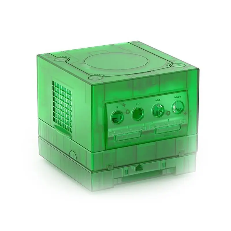 X64A-For Bitfunx NGC Transparent Box Replacement Case For DOL-001 /DOL-101 NGC Gamecube Retro Video Game Console