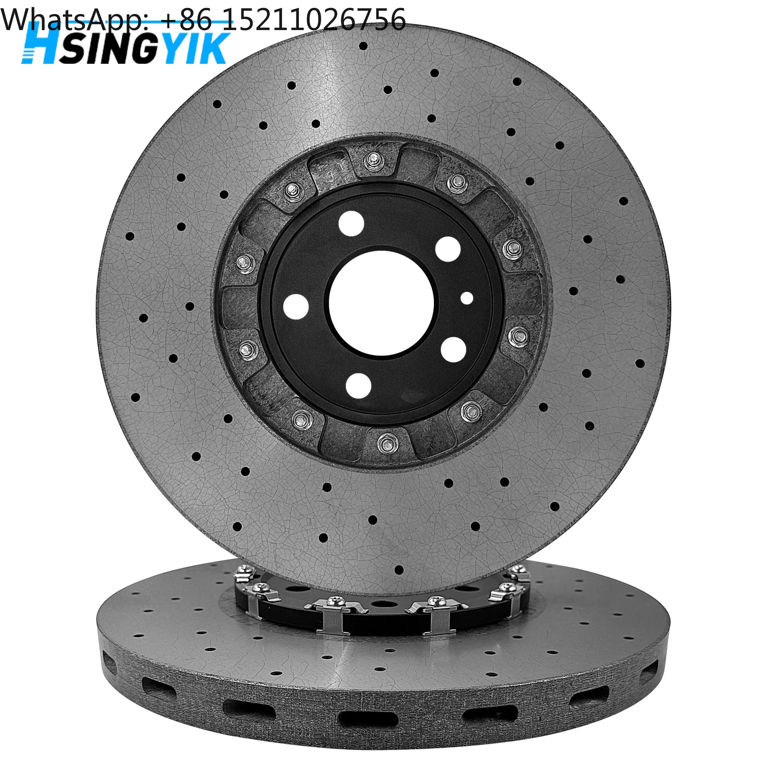 High Quality G3500 4M0615601P 350X28MM Steel to Carbon Conversion Rear Carbon Ceramic Brake Disc for Audi Q7 SQ7 SQ8