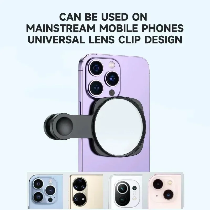 กล้องหลังโทรศัพท์มือถือรุ่นใหม่รุ่นที่สาม กระจกสะท้อนความละเอียดสูง คลิปเซลฟี่หลังพร้อมกล่องเก็บ