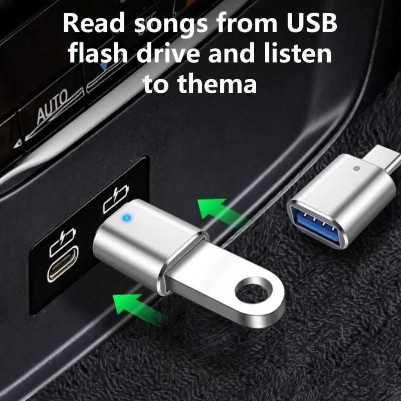 270B 2PCS USB C إلى محول USB USB OTG متوافق مع الهواتف الذكية من النوع C التواصل بسلاسة مع الأجهزة المختلفة
