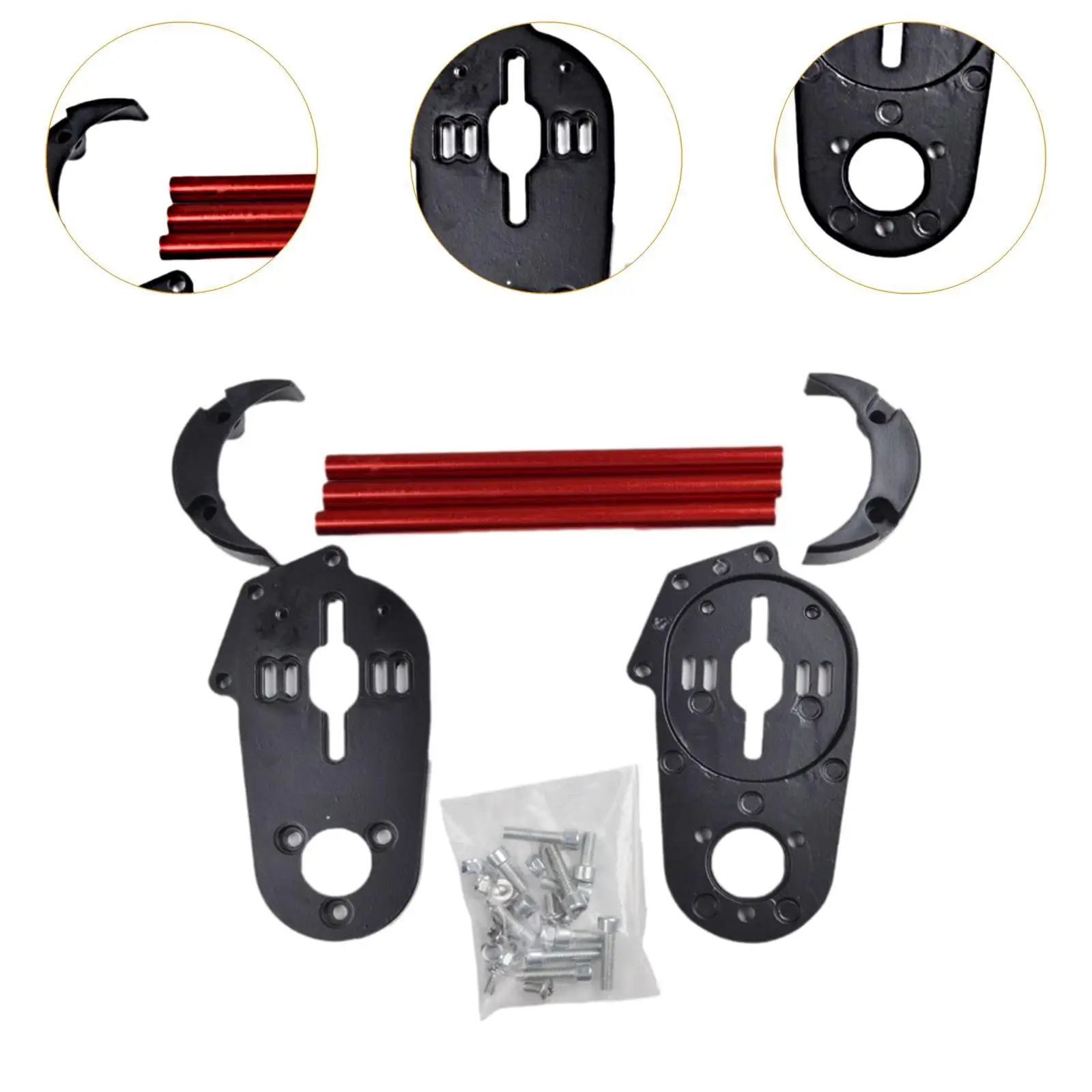 Electric Skateboard Stand Four Wheels DIY Motor Mount Kit for Offroad Skate Conversion and Skilled Skaters