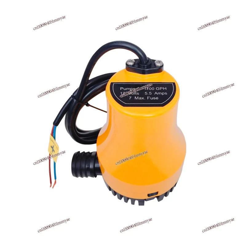 

Marine 12V24V Submersible Pump, DC Small Submersible , Yacht Speedboat Sightseeing Marine Pump