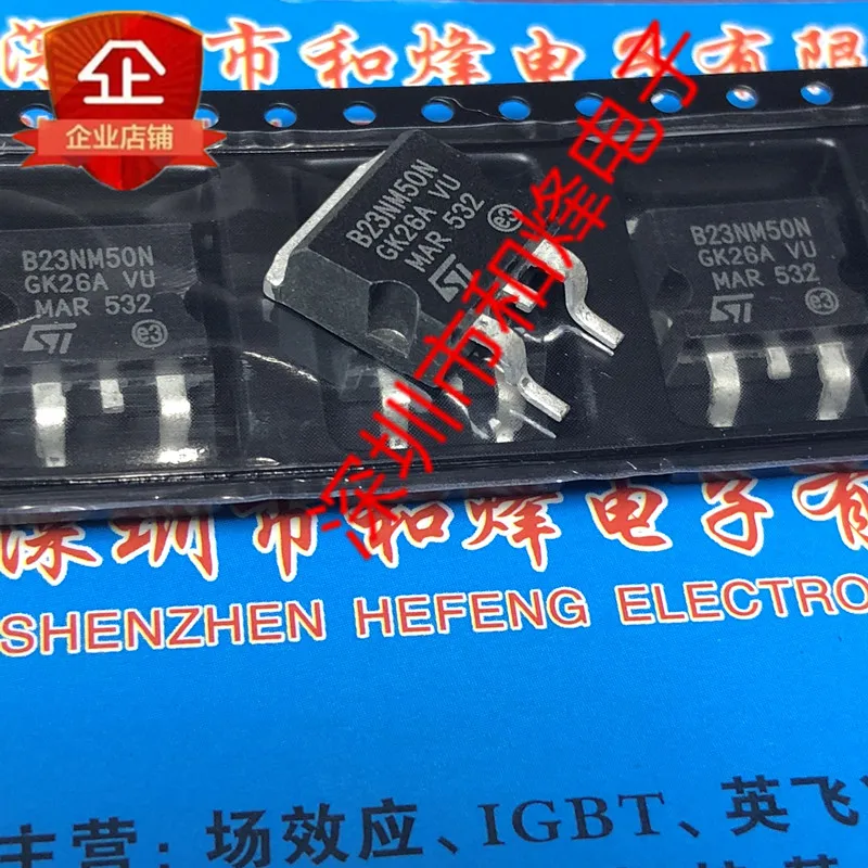 Free shipping  B23NM50N STB23NM50N  TO-263 550V 17A     10PCS