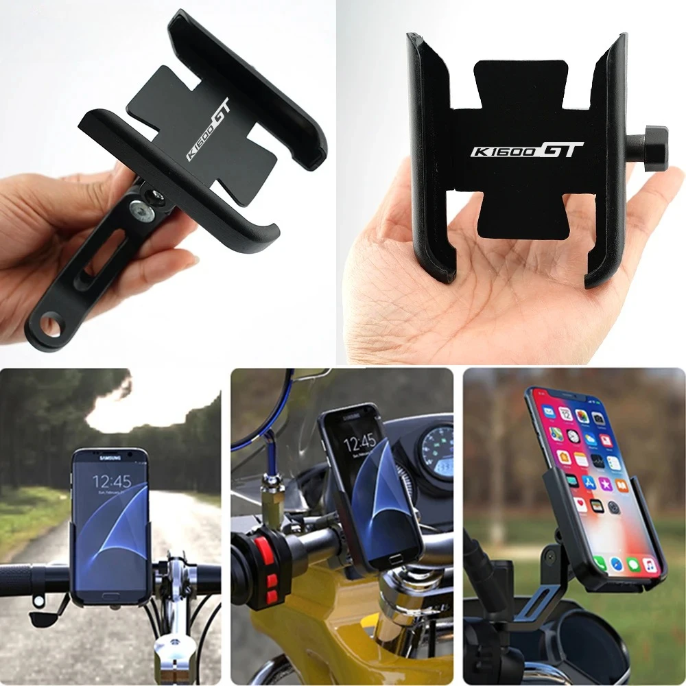 

Для BMW K1600GT K1600GTL K1600 GT GTL K1600 GT 2016-2023 аксессуары, держатель для мобильного телефона на руль мотоцикла, GPS-подставка, кронштейн