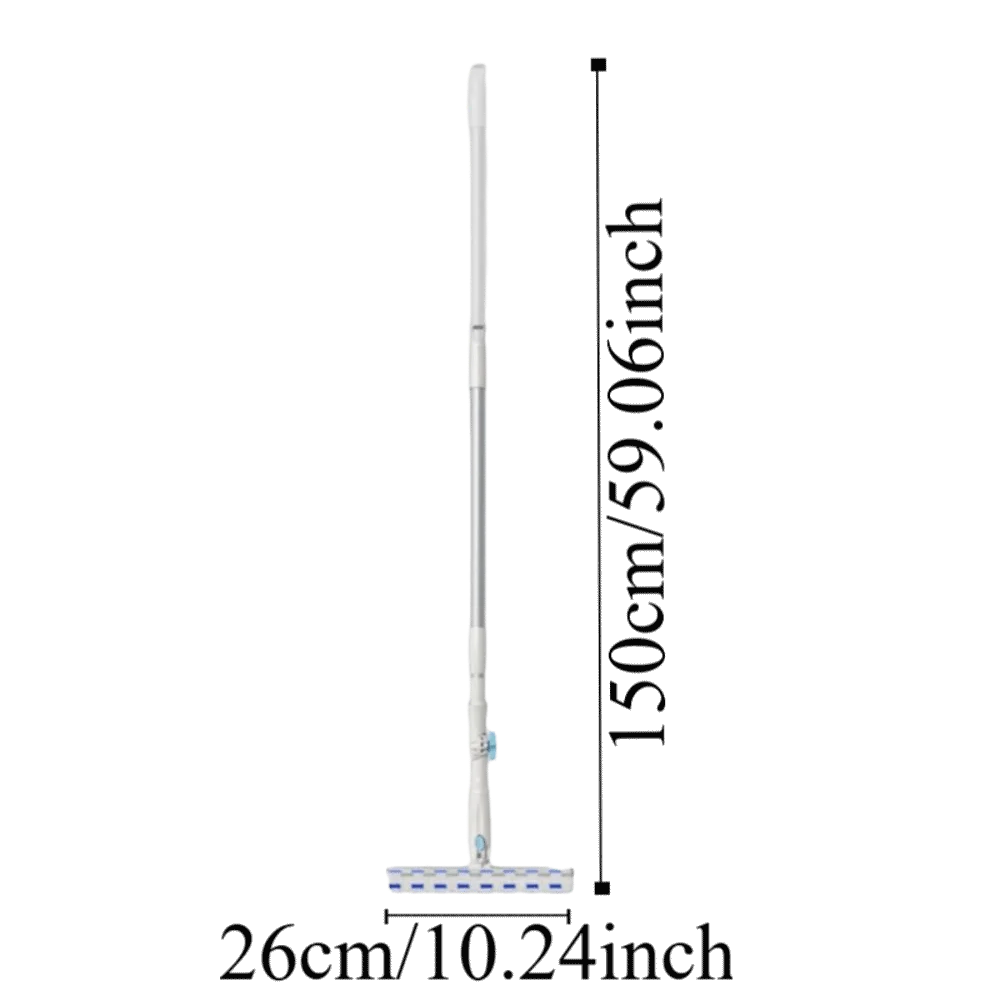 

360° High-Rise Window Cleaning Tool Telescopic Professional Scrub Brush Exterior Adjustable Glass Wiper Household Glass