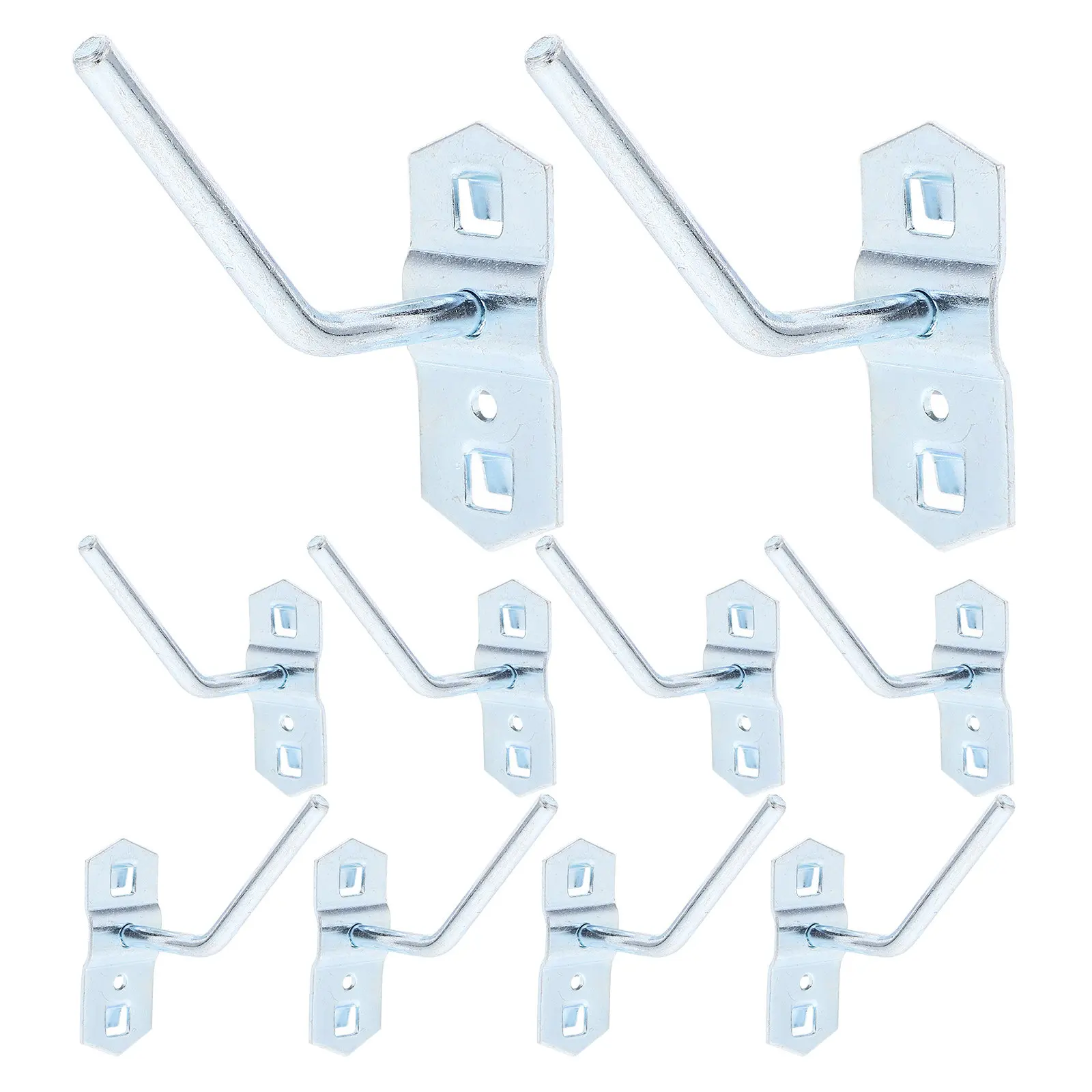 10Pcs Tool Holders for Wall Socket Mount Garage Storage Hanger Heavy Duty Workshop Shed Home Mounting Solution