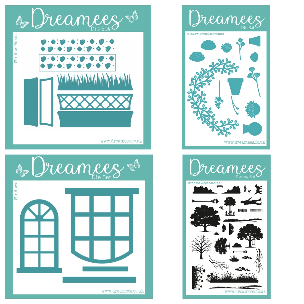 Charming Daisies Festive Frames Die Set Pretty Poinsettia Clear Stamps Layering Doily Metal Cutting Dies DIY Scrapbook Template image 3