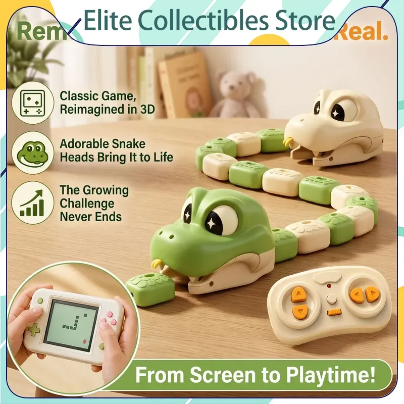 Generic Magnetic Remote Control Snake Game Two Player Interactive 3D Classic Toy For Home Indoor Party Entertainment