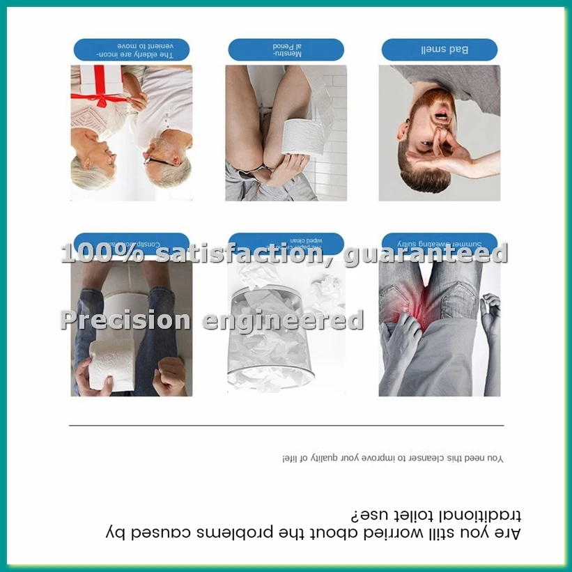 SL61 Toilet Unplugged Body Cleaner Cold and Hot Water Simple Women'S Wash Fart Wash Buttock Nozzle 3/8Inch Connector-ABLA