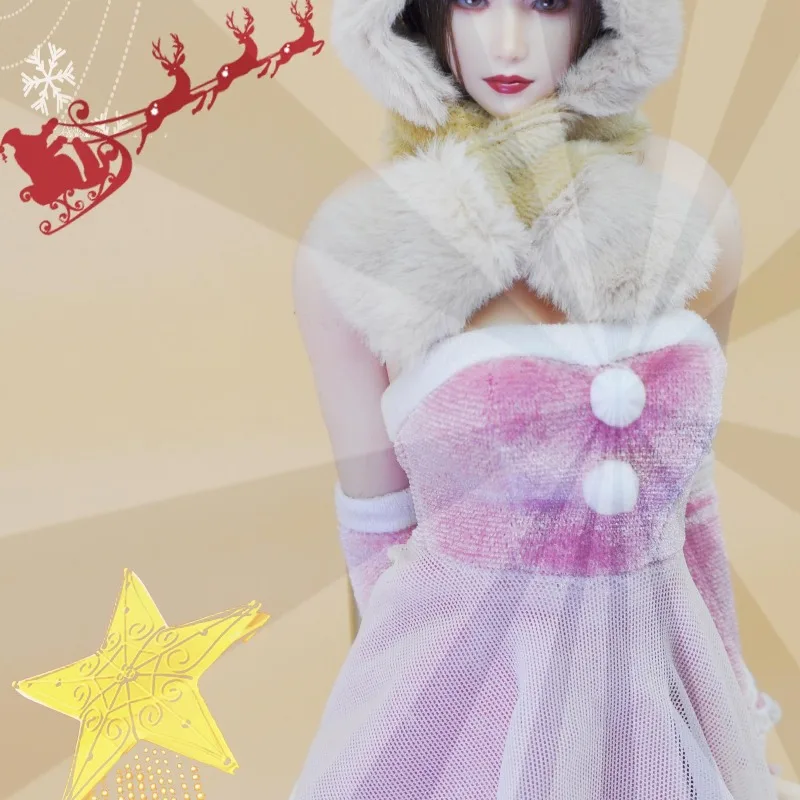 

Игрушки CUKE, масштаб 1/6, украшения, рождественские костюмы, шляпа, обувь, модель для 12-дюймовых фигурок, аксессуары для сцены куклы