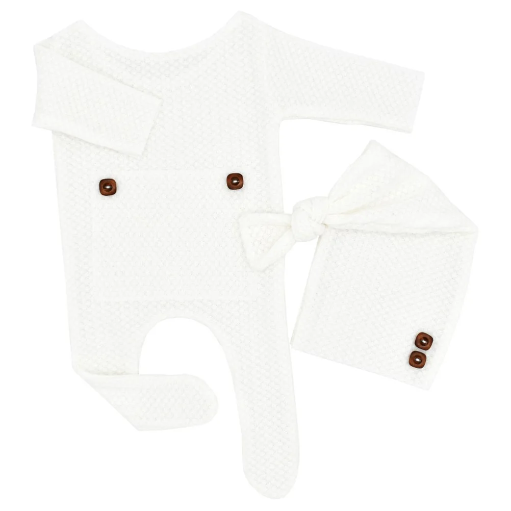 

1 комплект, детский вязаный комбинезон, одежда для новорожденных, мягкая дышащая одежда для детской фотосессии, реквизит для моделирования, реквизит для детской фотосессии