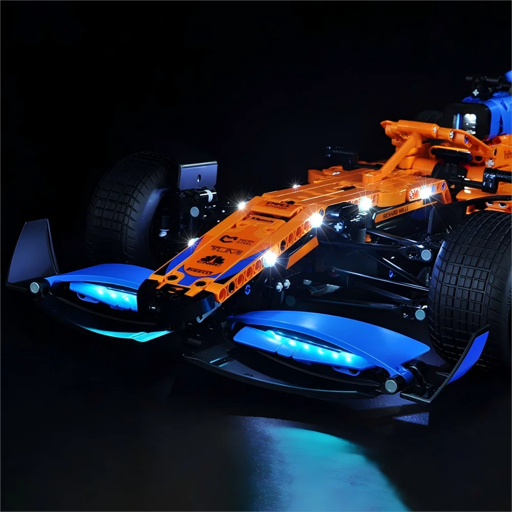 LYBMTWF Kit de iluminação LED compatível com tijolos de blocos de construção de carros de corrida Lego 42141 (NÃO inclui os tijolos modelo)