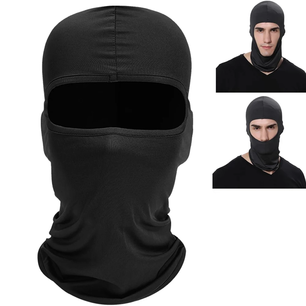 Men\'S Cycling  Balaclava Full Face Cover Hat Balaclava Hat Army Tactical Cs Tactical Military Airsoft  Bike Hats Neck Mask