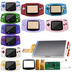 Easy Install Drop in Screen GBA V5 LCD Highlight IPS Replacements Kits for Nintendo GameboyAdvance New Shell Spare