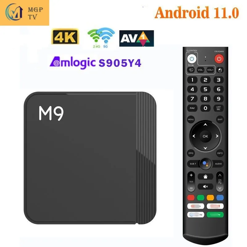 

ТВ-приставка MGP TV Amlogic S905Y4, Двухдиапазонная, Wi-Fi, 2,4 ГГц/ранняя версия, t5, 4K, Android 11, Смарт ТВ-приставка с поддержкой Google Play, новинка 2024, 2 ГБ/16 ГБ, 4 ГБ/32 ГБ