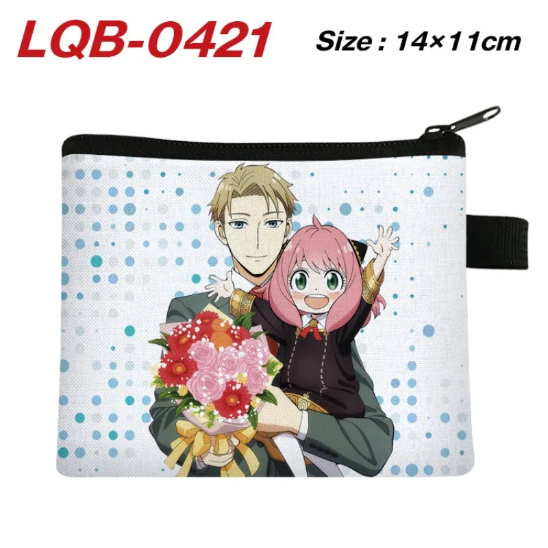 اليابانية أنيمي الجاسوس × الأسرة Kawaii الكرتون نمط المحفظة أنيمي البضائع هدية صغيرة