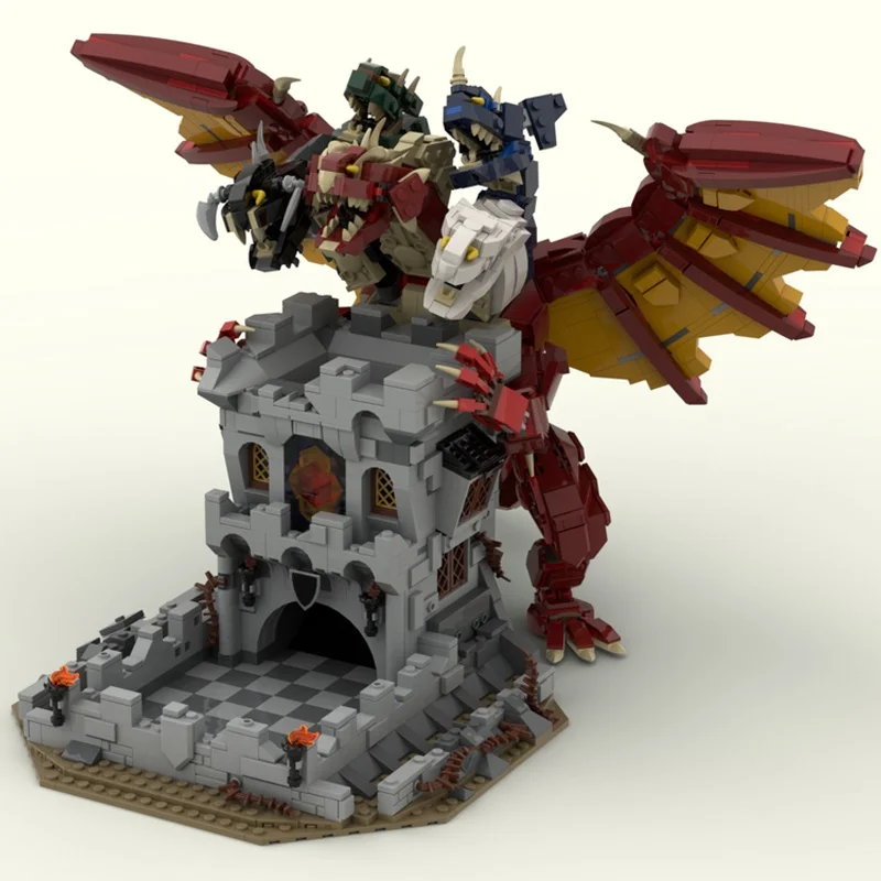 ชุดตัวต่อ MOC ไทมาท์ 2487 ชิ้น ชุดหอคอยลูกเต๋า ไอเดียและแบบจำลองการสร้างสรรค์ ของขวัญคริสต์มาส ตัวต่อของเล่น สถาปัตยกรรม DIY ไอเดียวันเกิดสำหรับเด็ก