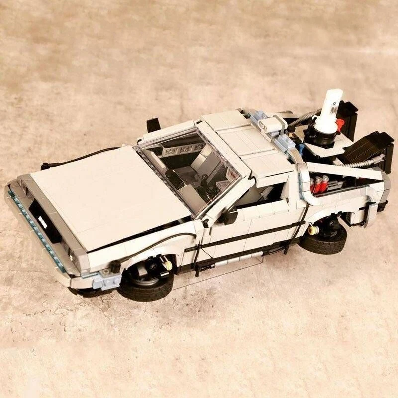 1872 Parts Back To The Future Time Machine Supercar Delorean Dmc-12 Model Fit Brackets 10300 High-Tech Toys Vehicles Models Gift