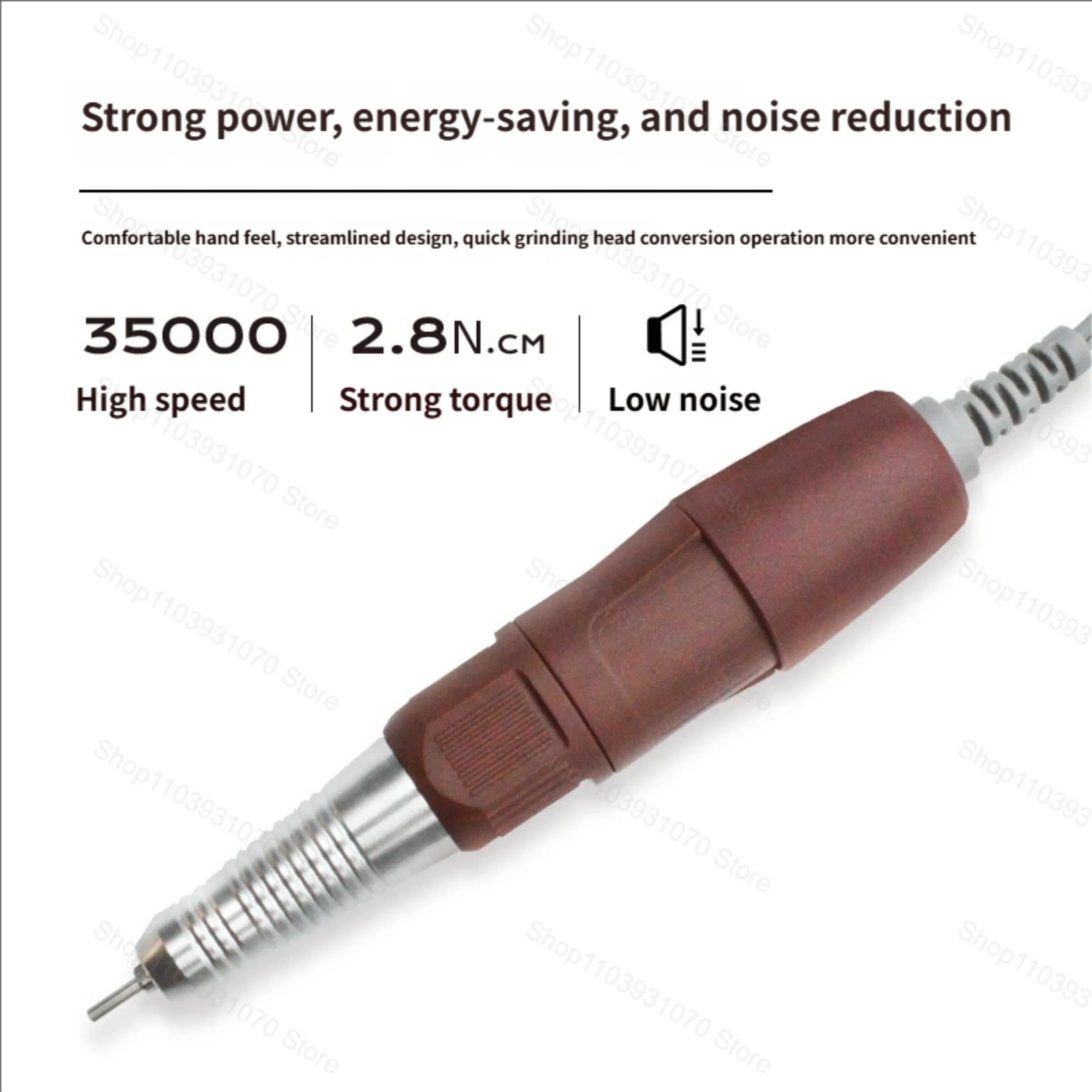 Forte 207b Trapano per unghie 65W 35000 RPM Frese per manicure elettrica Cura del piede Strumento di fresatura Attrezzatura per lima per unghie polacche