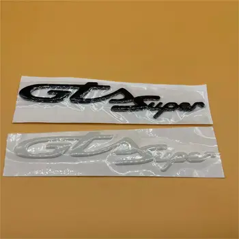 Motorfiets Zachte Lijm 3D Voor Vespa Piaggio GTS300 GTSsuper Waterdichte Label LOGO Sticker Zwart-wit Gemodificeerde Decal