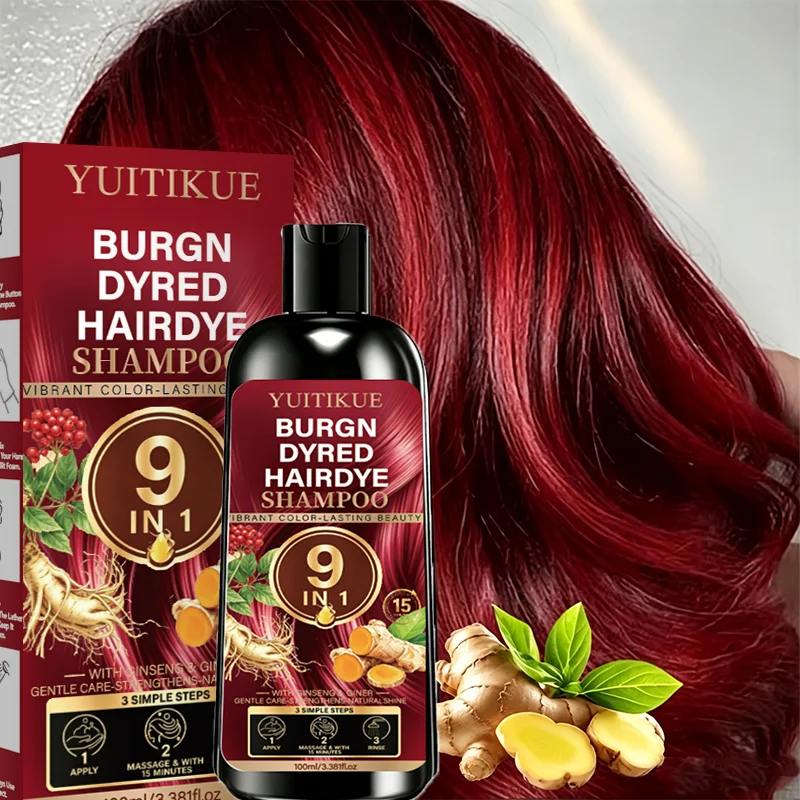 YUITIKUE Burgundy Red Hair Dye - Hair Care Ginseng review and price