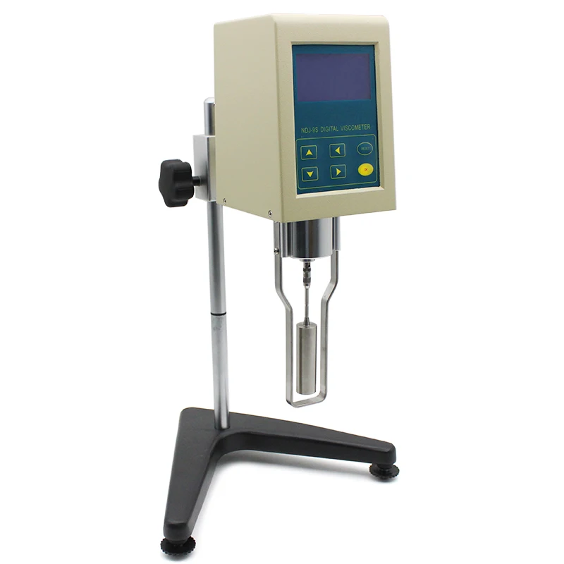 NDJ 9S Laboratory Brookfield Viscosity Measuring Meter With Temperature Sensor Rotary Digital Viscometer For Fluid Liquid