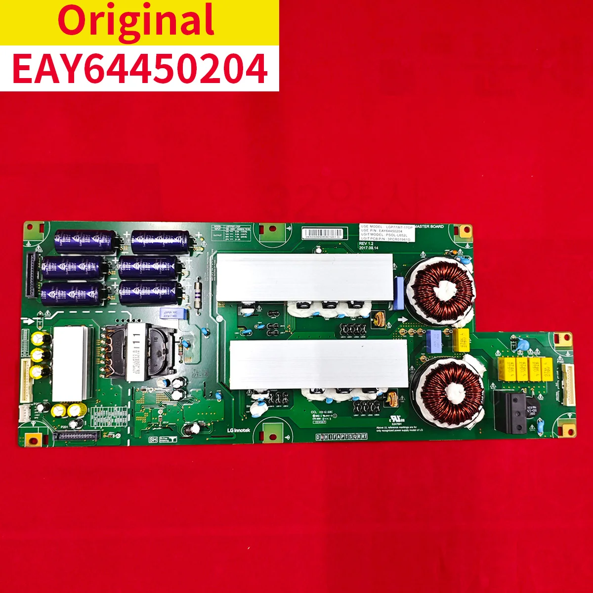 

Для MASTER BOARD LGP77W7-17OP EAY64450204 PSOL-L652L 3PCR01961D