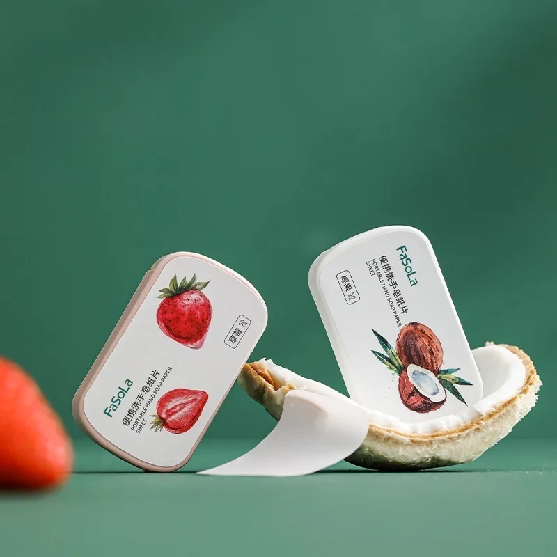 

Portable Soap Paper Sheets Disposable Hand Washing Bath Slice For Travel Camping Hiking Outdoor Cleaning Supplies