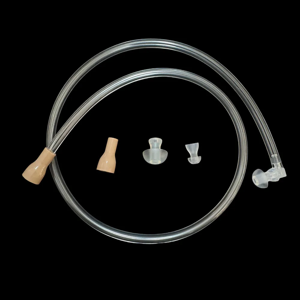 Alsilence Listening Test Stethoscope Plastic Hearing Aid Listen Tube Single Head for Hearing Aid Testing for Testing Hearing Aid