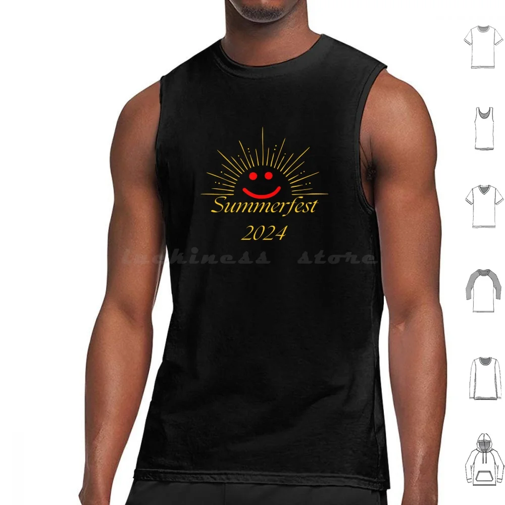 T-Shirt Design For The Summerfest Music Festival 2024 On United States. Tank Tops Print Cotton Summerfest Festival 2024