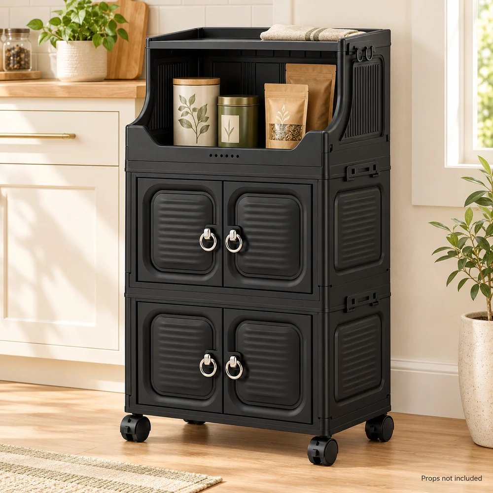 Container For Cabinet Zoe Plastic Home Storage Cabinet Kitchen Storage Cabinet On Wheels With ...
