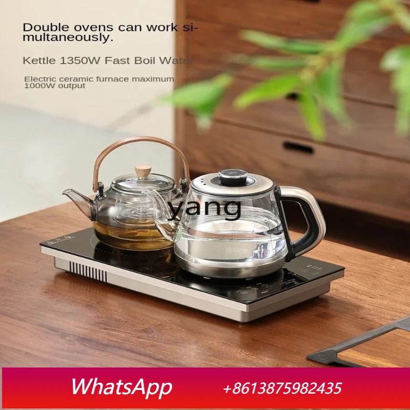 

LH Fully Automatic Water Feeding Electric Heating Tea Stove Tea Table Embedded Integrated Kettle