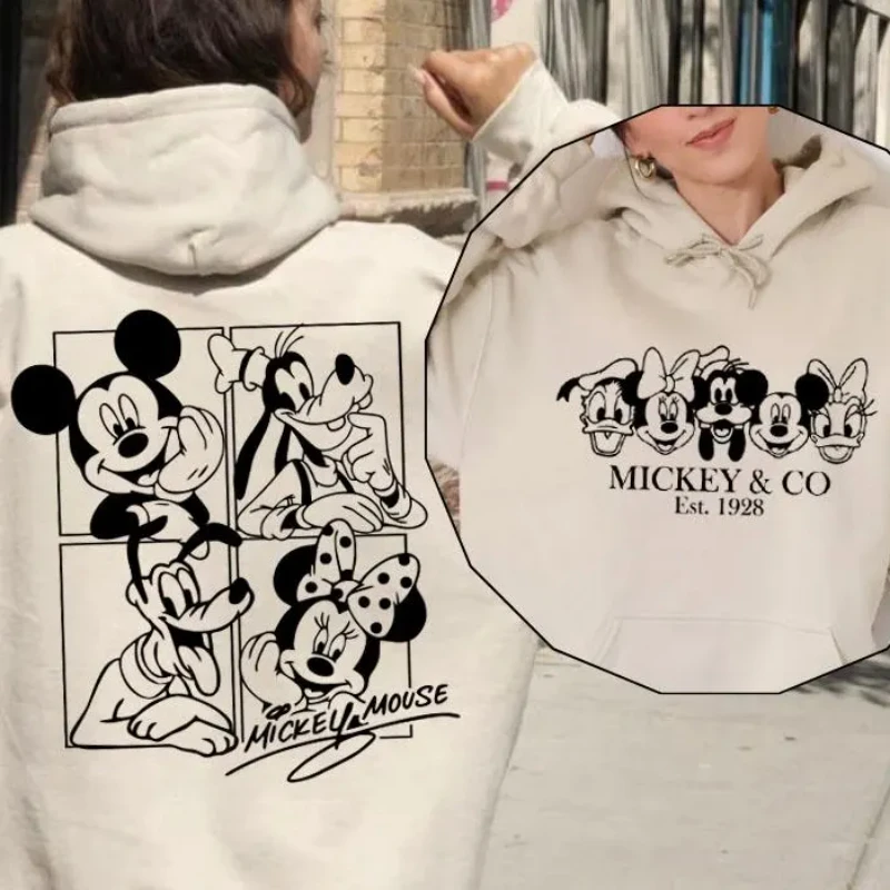 

Potdemiel Mickey & Co Est. 1928 Hoodie Mickey and Friends Sweatshirt Disneyland Hoodie, Disney World Sweatshirt Gift